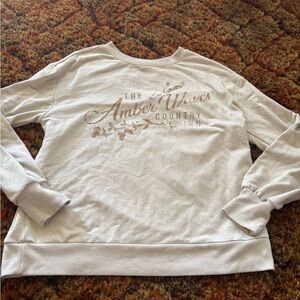 Patriotic amber waves inn sweatshirt